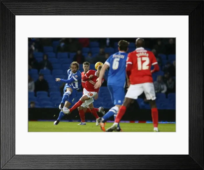Framed Print : Brighton and Hove Albion vs Charlton Athletic: Sky Bet Championship Showdown at American Express Community Stadium (05DEC15) Framed Print : Brighton and Hove Albion vs Charlton Athletic: Sky Bet Championship Showdown at American Express Community Stadium (05DEC15)