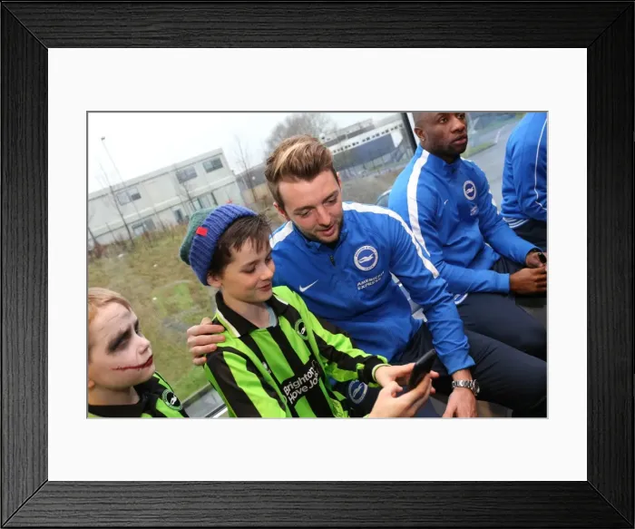 Framed Print : Young Seagulls Christmas Party 2015 at American Express Community Stadium Framed Print : Young Seagulls Christmas Party 2015 at American Express Community Stadium