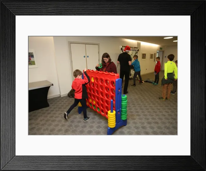 Framed Print : Young Seagulls Christmas Party 2015 at American Express Community Stadium Framed Print : Young Seagulls Christmas Party 2015 at American Express Community Stadium