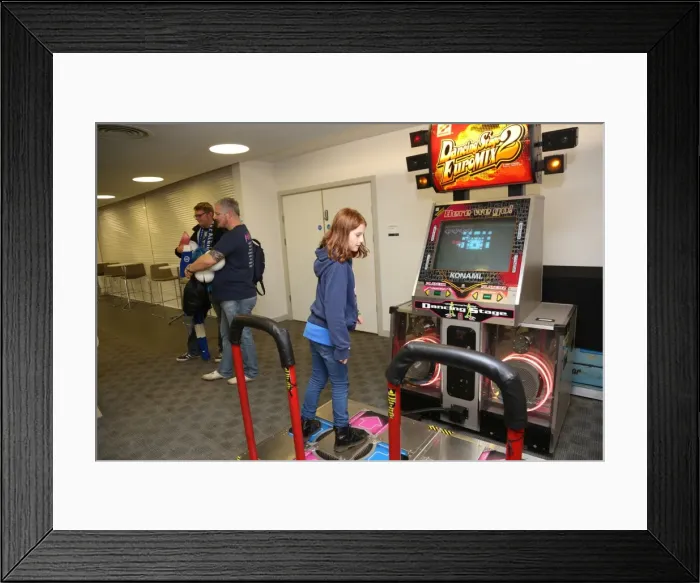 Framed Print : Young Seagulls Christmas Party 2015 at American Express Community Stadium