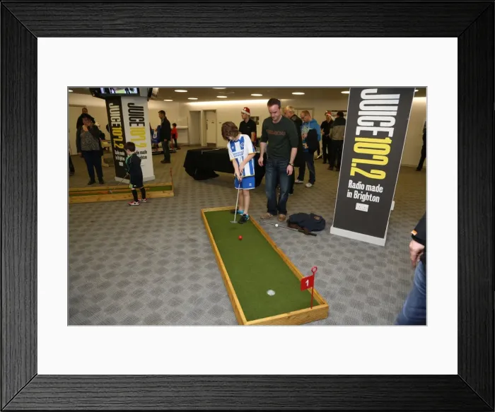 Framed Print : Young Seagulls Christmas Party 2015 at American Express Community Stadium Framed Print : Young Seagulls Christmas Party 2015 at American Express Community Stadium