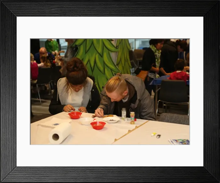 Framed Print : Young Seagulls Christmas Party 2015 at American Express Community Stadium Framed Print : Young Seagulls Christmas Party 2015 at American Express Community Stadium