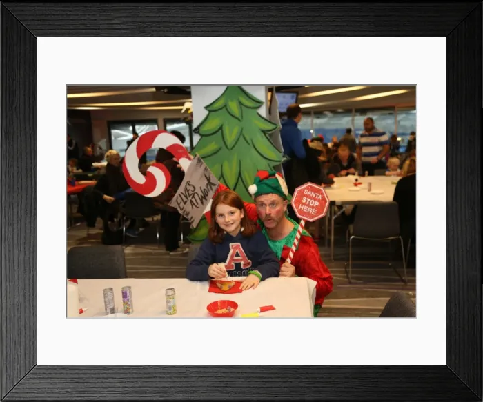 Framed Print : Young Seagulls Christmas Party 2015 at American Express Community Stadium Framed Print : Young Seagulls Christmas Party 2015 at American Express Community Stadium