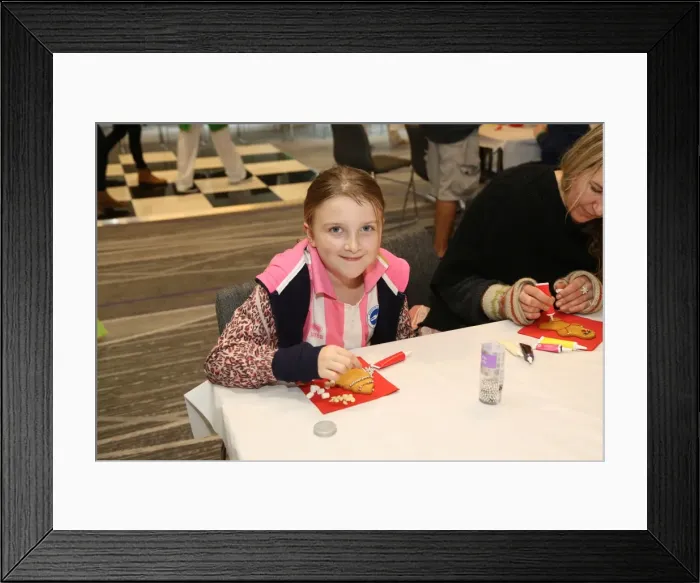 Framed Print : Young Seagulls Christmas Party 2015 at American Express Community Stadium Framed Print : Young Seagulls Christmas Party 2015 at American Express Community Stadium
