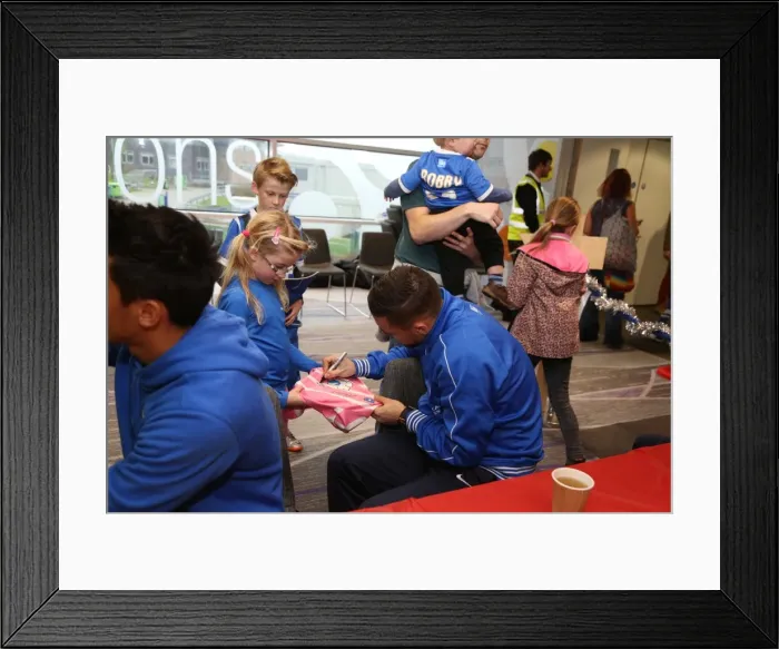Framed Print : Young Seagulls Christmas Party 2015 at American Express Community Stadium Framed Print : Young Seagulls Christmas Party 2015 at American Express Community Stadium