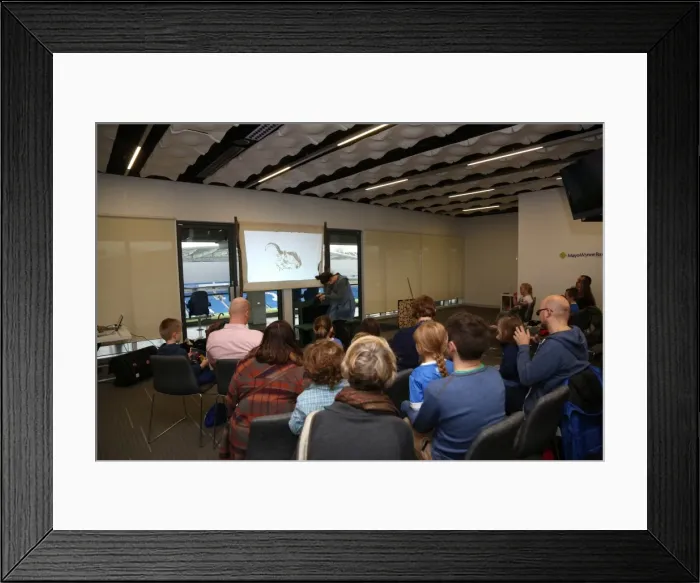 Framed Print : Young Seagulls Christmas Party 2015 at American Express Community Stadium Framed Print : Young Seagulls Christmas Party 2015 at American Express Community Stadium