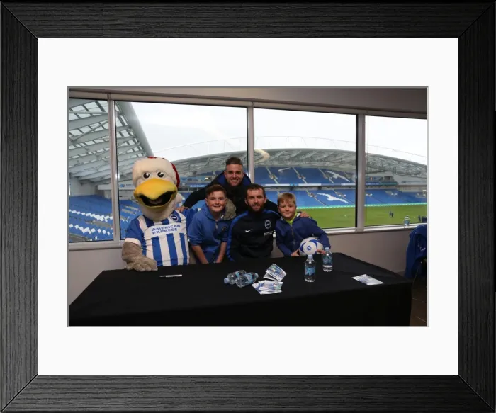 Framed Print : Young Seagulls Holiday Celebration 2015: A Merry Christmas Party at Brighton & Hove Albion FC's American Express Community Stadium Framed Print : Young Seagulls Holiday Celebration 2015: A Merry Christmas Party at Brighton & Hove Albion FC's American Express Community Stadium