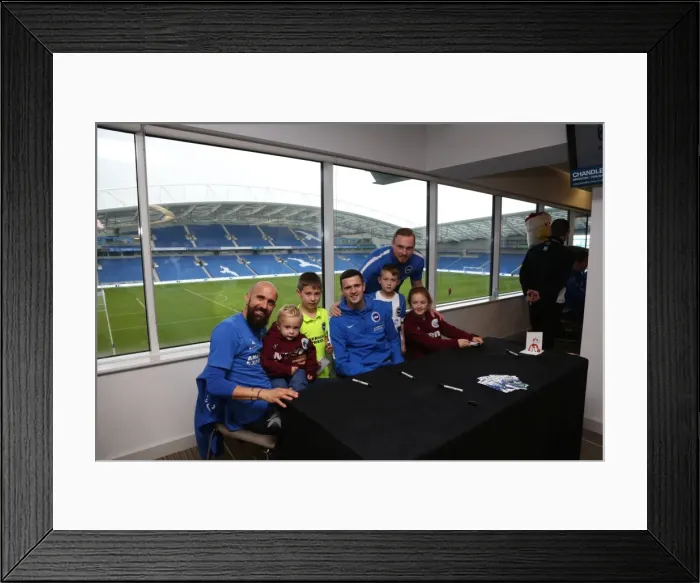 Framed Print : Young Seagulls Christmas Party 2015 at American Express Community Stadium Framed Print : Young Seagulls Christmas Party 2015 at American Express Community Stadium