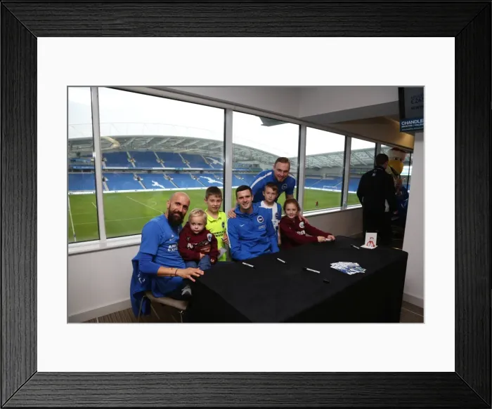 Framed Print : Young Seagulls Christmas Party 2015 at American Express Community Stadium Framed Print : Young Seagulls Christmas Party 2015 at American Express Community Stadium