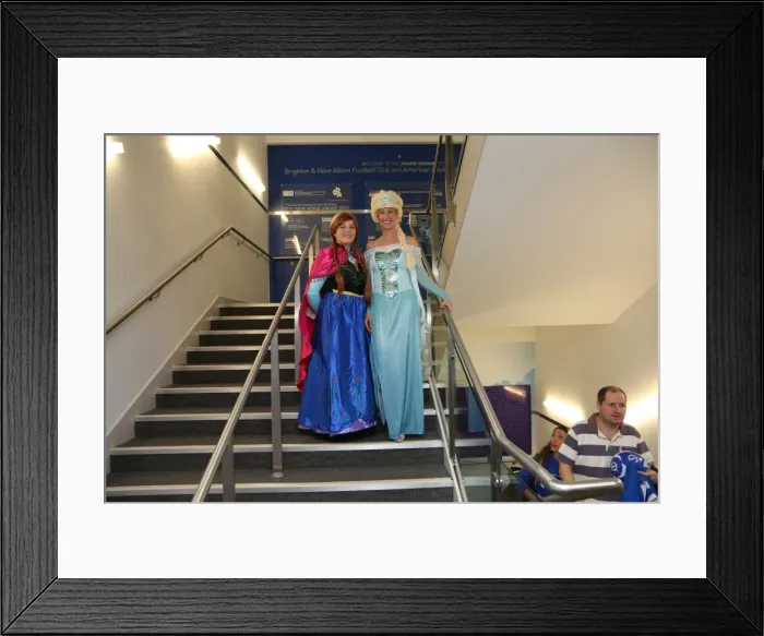 Framed Print : Young Seagulls Christmas Party 2015 at American Express Community Stadium Framed Print : Young Seagulls Christmas Party 2015 at American Express Community Stadium