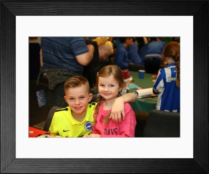 Framed Print : Young Seagulls Christmas Party 2015 at American Express Community Stadium Framed Print : Young Seagulls Christmas Party 2015 at American Express Community Stadium