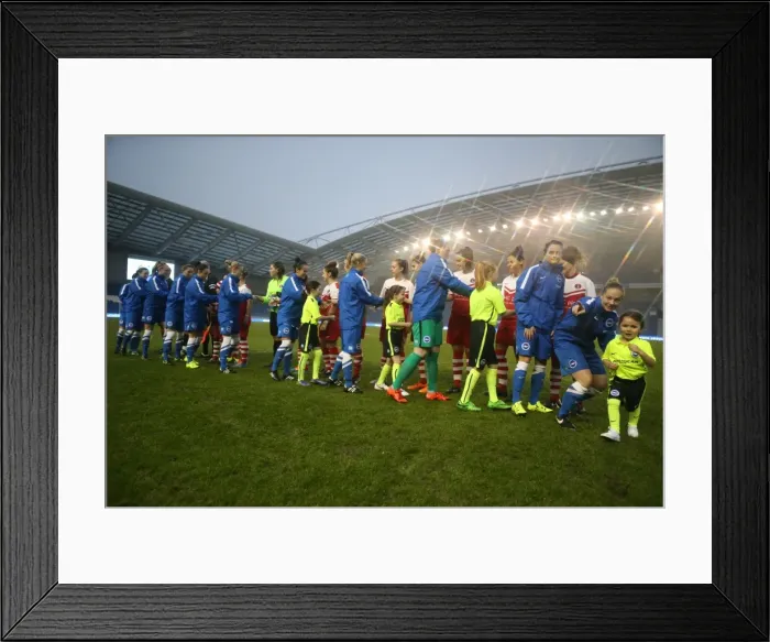 Framed Print : Brighton & Hove Albion Women vs Charlton Athletic Ladies: FA Womens Premier League Showdown at American Express Community Stadium (December 2015) Framed Print : Brighton & Hove Albion Women vs Charlton Athletic Ladies: FA Womens Premier League Showdown at American Express Community Stadium (December 2015)