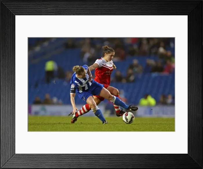 Framed Print : Brighton & Hove Albion Women vs Charlton Athletic Ladies: FA Womens Premier League Showdown at American Express Community Stadium (December 2015) Framed Print : Brighton & Hove Albion Women vs Charlton Athletic Ladies: FA Womens Premier League Showdown at American Express Community Stadium (December 2015)