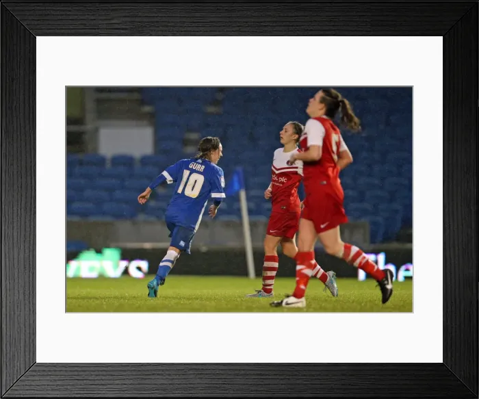 Framed Print : Brighton & Hove Albion Women vs Charlton Athletic Ladies: FA Womens Premier League Showdown at American Express Community Stadium (December 2015) Framed Print : Brighton & Hove Albion Women vs Charlton Athletic Ladies: FA Womens Premier League Showdown at American Express Community Stadium (December 2015)