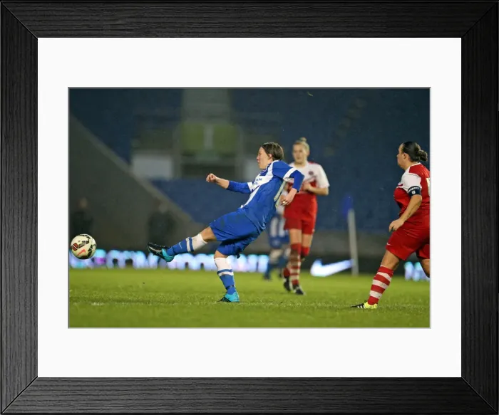 Framed Print : FA Womens Premier League: Brighton & Hove Albion Women vs Charlton Athletic Ladies Clash at American Express Community Stadium (December 2015) Framed Print : FA Womens Premier League: Brighton & Hove Albion Women vs Charlton Athletic Ladies Clash at American Express Community Stadium (December 2015)