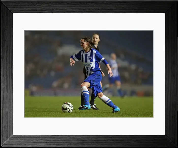 Framed Print : Brighton & Hove Albion Women vs Charlton Athletic Ladies: FA Womens Premier League Showdown at American Express Community Stadium (December 2015) Framed Print : Brighton & Hove Albion Women vs Charlton Athletic Ladies: FA Womens Premier League Showdown at American Express Community Stadium (December 2015)