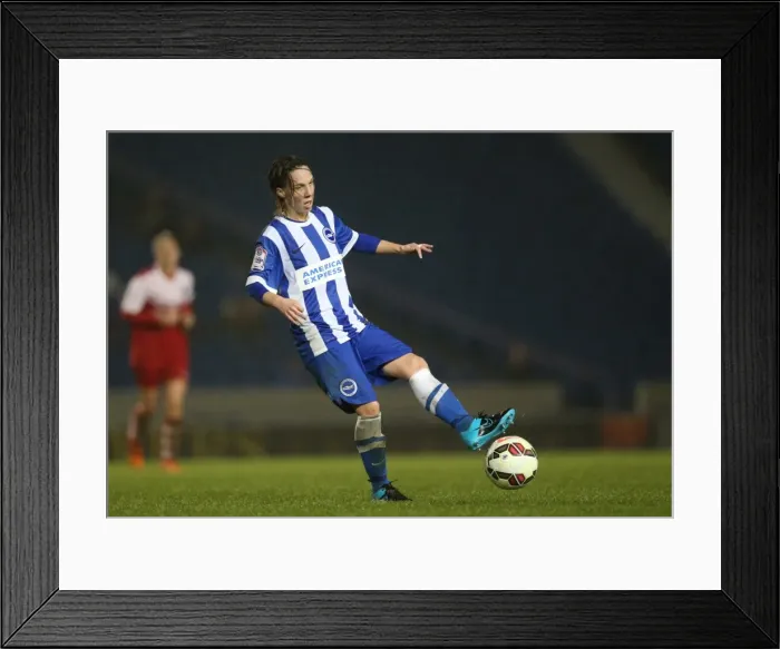 Framed Print : Brighton & Hove Albion Women vs Charlton Athletic Ladies: FA Womens Premier League Clash at American Express Community Stadium (December 2015) Framed Print : Brighton & Hove Albion Women vs Charlton Athletic Ladies: FA Womens Premier League Clash at American Express Community Stadium (December 2015)