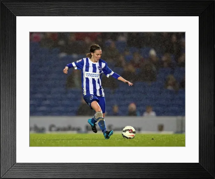 Framed Print : Brighton & Hove Albion Women vs Charlton Athletic Ladies: FA Womens Premier League Showdown at American Express Community Stadium (December 2015) Framed Print : Brighton & Hove Albion Women vs Charlton Athletic Ladies: FA Womens Premier League Showdown at American Express Community Stadium (December 2015)
