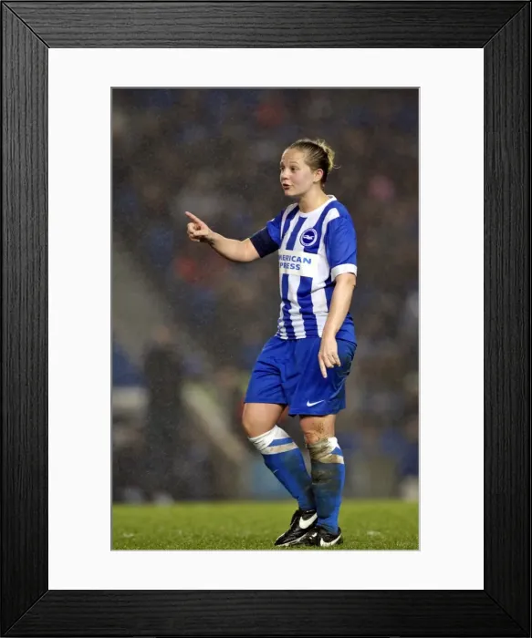 Framed Print : Brighton & Hove Albion Women vs Charlton Athletic Ladies: FA Womens Premier League Clash at American Express Community Stadium (December 2015) Framed Print : Brighton & Hove Albion Women vs Charlton Athletic Ladies: FA Womens Premier League Clash at American Express Community Stadium (December 2015)