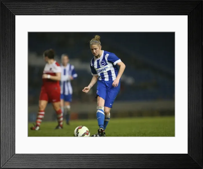 Framed Print : FA Women's Premier League: Brighton & Hove Albion vs Charlton Athletic Clash at American Express Community Stadium (December 2015) Framed Print : FA Women's Premier League: Brighton & Hove Albion vs Charlton Athletic Clash at American Express Community Stadium (December 2015)