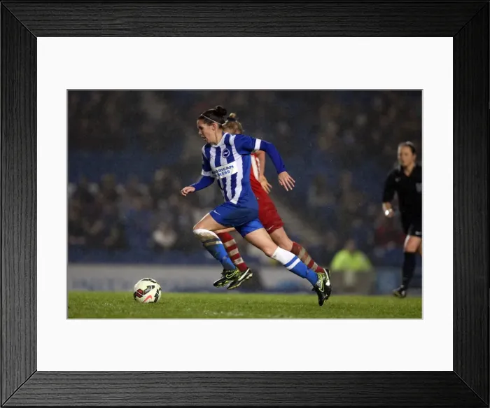 Framed Print : Brighton & Hove Albion Women vs Charlton Athletic Ladies: FA Womens Premier League Showdown at American Express Community Stadium (December 2015) Framed Print : Brighton & Hove Albion Women vs Charlton Athletic Ladies: FA Womens Premier League Showdown at American Express Community Stadium (December 2015)