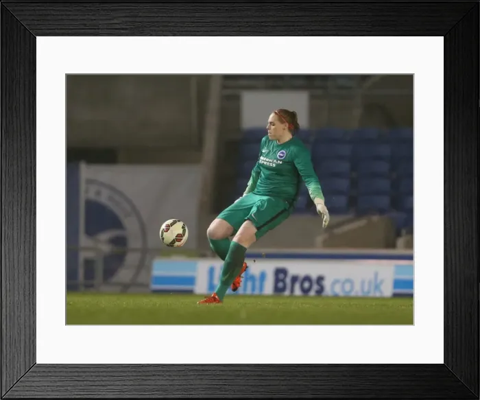 Framed Print : FA Women's Premier League: Brighton & Hove Albion vs Charlton Athletic Clash at American Express Community Stadium (December 2015) Framed Print : FA Women's Premier League: Brighton & Hove Albion vs Charlton Athletic Clash at American Express Community Stadium (December 2015)