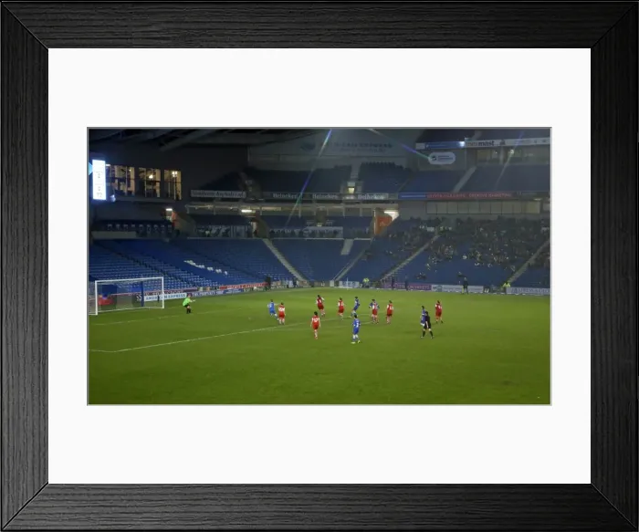 Framed Print : Brighton & Hove Albion Women vs Charlton Athletic Ladies: FA Womens Premier League Showdown at American Express Community Stadium (December 2015)
