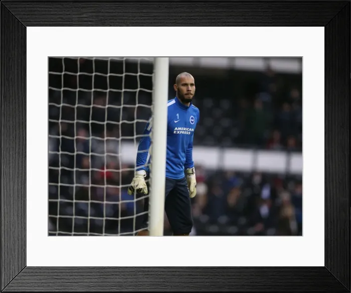 Framed Print : Intense Championship Showdown: Derby County vs. Brighton & Hove Albion at iPro Stadium (12DEC15)
