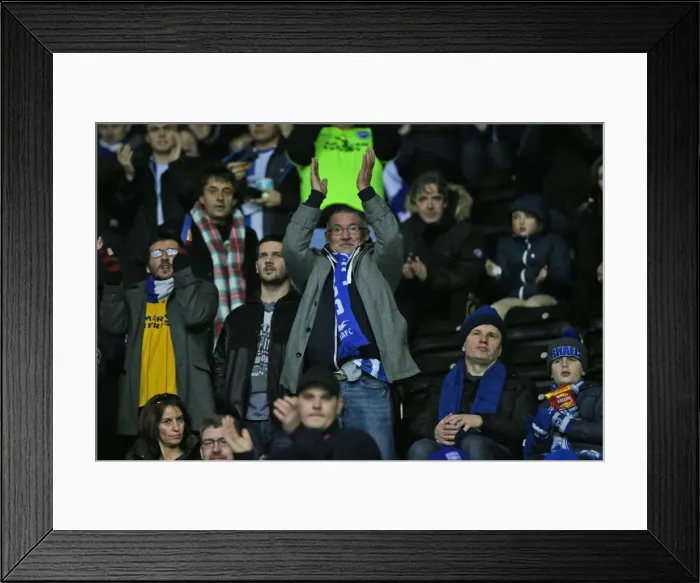 Framed Print : Intense Championship Showdown: Derby County vs. Brighton & Hove Albion at iPro Stadium (12DEC15) Framed Print : Intense Championship Showdown: Derby County vs. Brighton & Hove Albion at iPro Stadium (12DEC15)