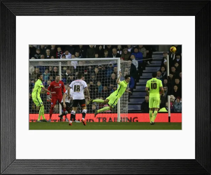 Framed Print : Intense Championship Showdown: Derby County vs. Brighton & Hove Albion at iPro Stadium (12DEC15) Framed Print : Intense Championship Showdown: Derby County vs. Brighton & Hove Albion at iPro Stadium (12DEC15)