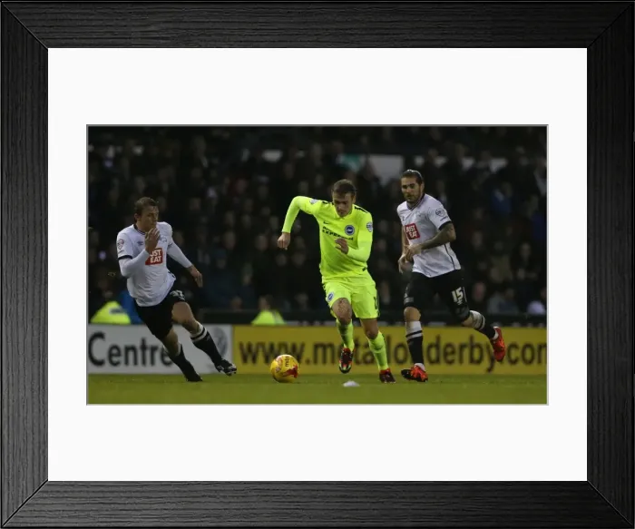 Framed Print : Intense Championship Showdown: Derby County vs. Brighton and Hove Albion at iPro Stadium (12DEC15) Framed Print : Intense Championship Showdown: Derby County vs. Brighton and Hove Albion at iPro Stadium (12DEC15)