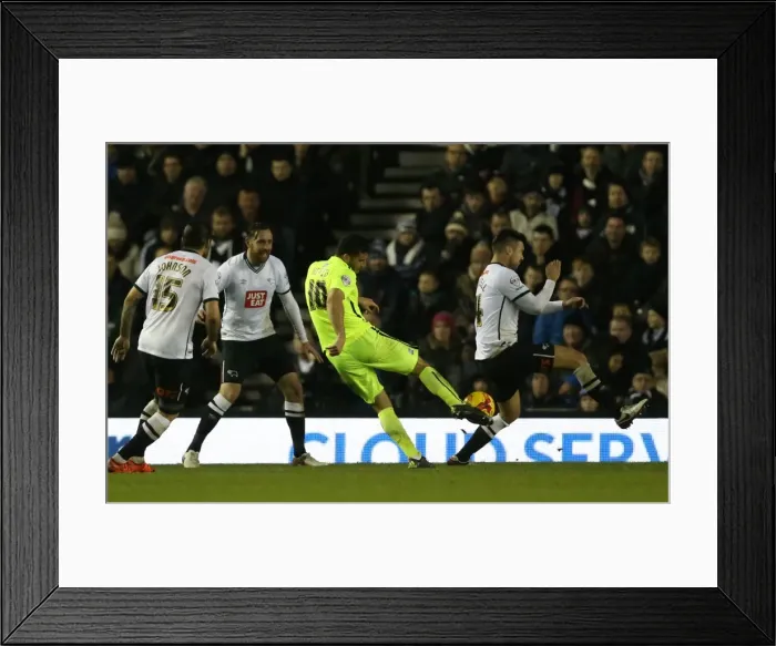 Framed Print : Intense Championship Showdown: Derby County vs. Brighton & Hove Albion at iPro Stadium (12DEC15) Framed Print : Intense Championship Showdown: Derby County vs. Brighton & Hove Albion at iPro Stadium (12DEC15)