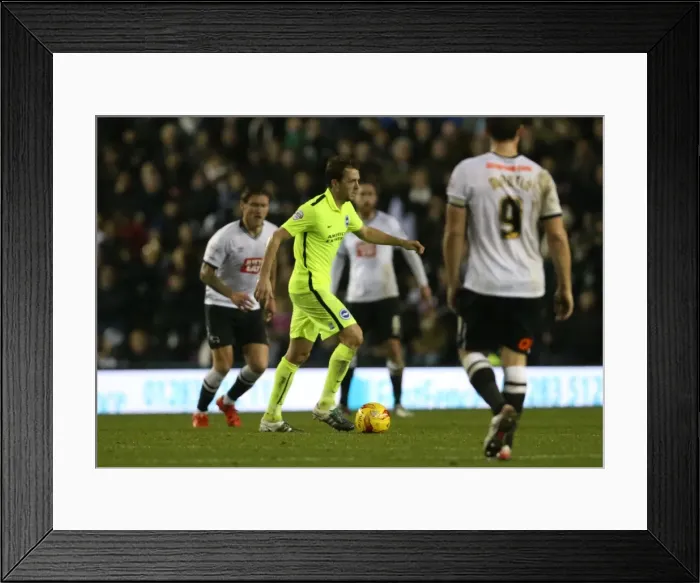 Framed Print : Brighton and Hove Albion vs. Derby County: Intense Championship Clash at iPro Stadium (12DEC15) Framed Print : Brighton and Hove Albion vs. Derby County: Intense Championship Clash at iPro Stadium (12DEC15)