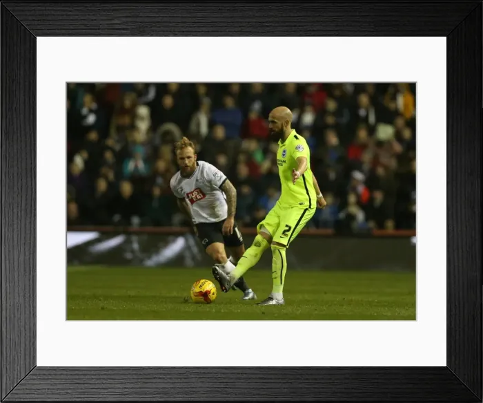 Framed Print : Sky Bet Championship Showdown: Derby County vs. Brighton and Hove Albion at iPro Stadium (12DEC15) Framed Print : Sky Bet Championship Showdown: Derby County vs. Brighton and Hove Albion at iPro Stadium (12DEC15)