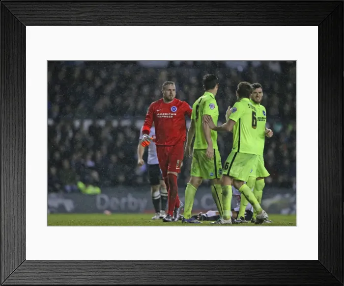 Framed Print : Intense Championship Showdown: Derby County vs. Brighton & Hove Albion at iPro Stadium (12DEC15) Framed Print : Intense Championship Showdown: Derby County vs. Brighton & Hove Albion at iPro Stadium (12DEC15)