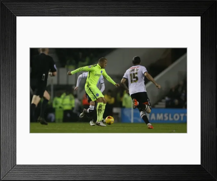 Framed Print : Decisive Moment: Derby County vs. Brighton & Hove Albion at iPro Stadium (12 / 12 / 2015) Framed Print : Decisive Moment: Derby County vs. Brighton & Hove Albion at iPro Stadium (12 / 12 / 2015)