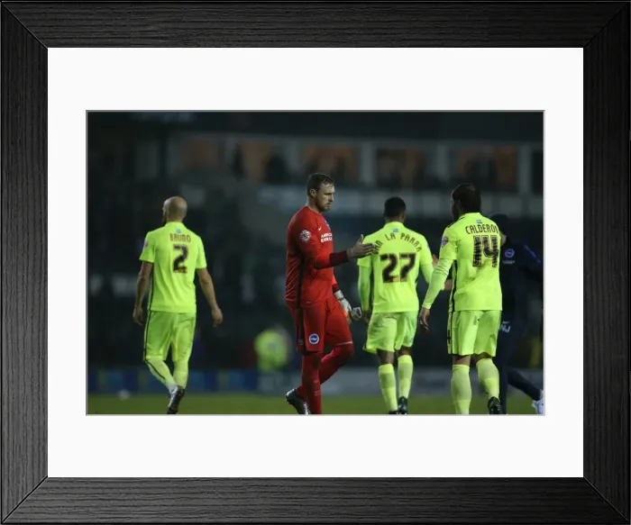 Framed Print : Intense Championship Showdown: Derby County vs. Brighton & Hove Albion at iPro Stadium (12DEC15) Framed Print : Intense Championship Showdown: Derby County vs. Brighton & Hove Albion at iPro Stadium (12DEC15)