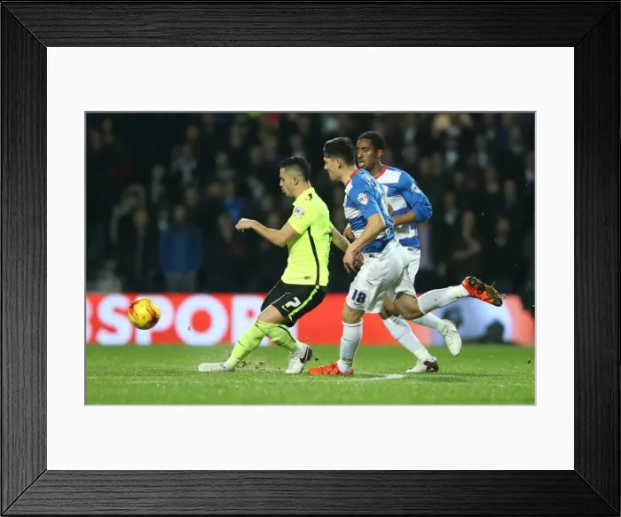 Framed Print : Championship Showdown: QPR vs. Brighton & Hove Albion at Loftus Road (15DEC15) Framed Print : Championship Showdown: QPR vs. Brighton & Hove Albion at Loftus Road (15DEC15)