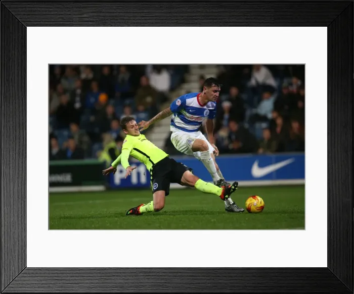 Framed Print : Championship Showdown: QPR vs. Brighton & Hove Albion at Loftus Road (15DEC15) Framed Print : Championship Showdown: QPR vs. Brighton & Hove Albion at Loftus Road (15DEC15)