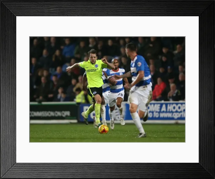 Framed Print : Decisive Moment: QPR vs. Brighton & Hove Albion in Sky Bet Championship (15DEC15) Framed Print : Decisive Moment: QPR vs. Brighton & Hove Albion in Sky Bet Championship (15DEC15)