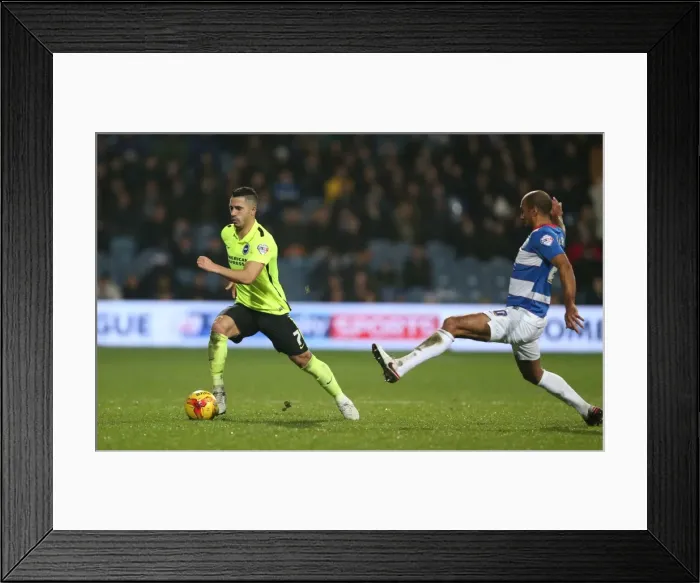 Framed Print : Championship Showdown: QPR vs. Brighton & Hove Albion at Loftus Road (15DEC15) Framed Print : Championship Showdown: QPR vs. Brighton & Hove Albion at Loftus Road (15DEC15)
