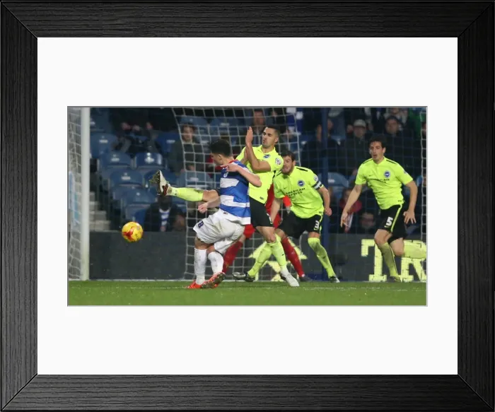 Framed Print : Championship Showdown: QPR vs. Brighton & Hove Albion at Loftus Road (15DEC15) Framed Print : Championship Showdown: QPR vs. Brighton & Hove Albion at Loftus Road (15DEC15)