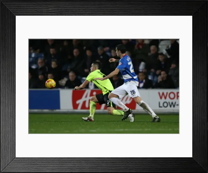 Framed Print : Championship Showdown: QPR vs. Brighton & Hove Albion at Loftus Road (15DEC15)