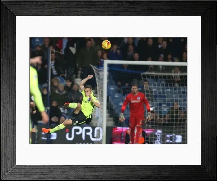 Framed Print : Championship Showdown: QPR vs. Brighton & Hove Albion at Loftus Road (15DEC15)