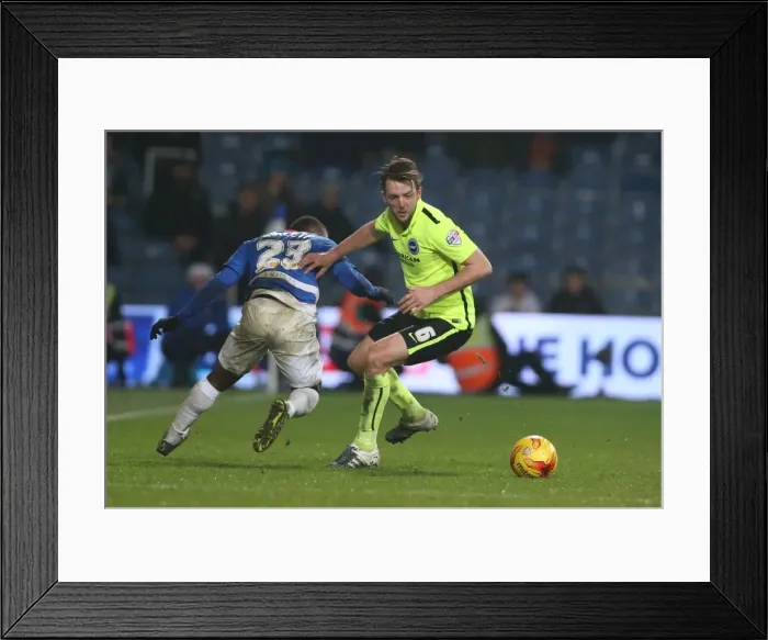 Framed Print : Championship Showdown: QPR vs. Brighton & Hove Albion at Loftus Road (15DEC15) Framed Print : Championship Showdown: QPR vs. Brighton & Hove Albion at Loftus Road (15DEC15)