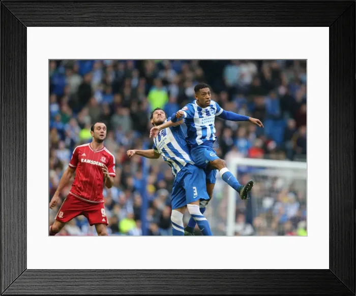 Framed Print : Brighton and Hove Albion vs. Middlesbrough: A Fierce Championship Showdown (19DEC15) Framed Print : Brighton and Hove Albion vs. Middlesbrough: A Fierce Championship Showdown (19DEC15)