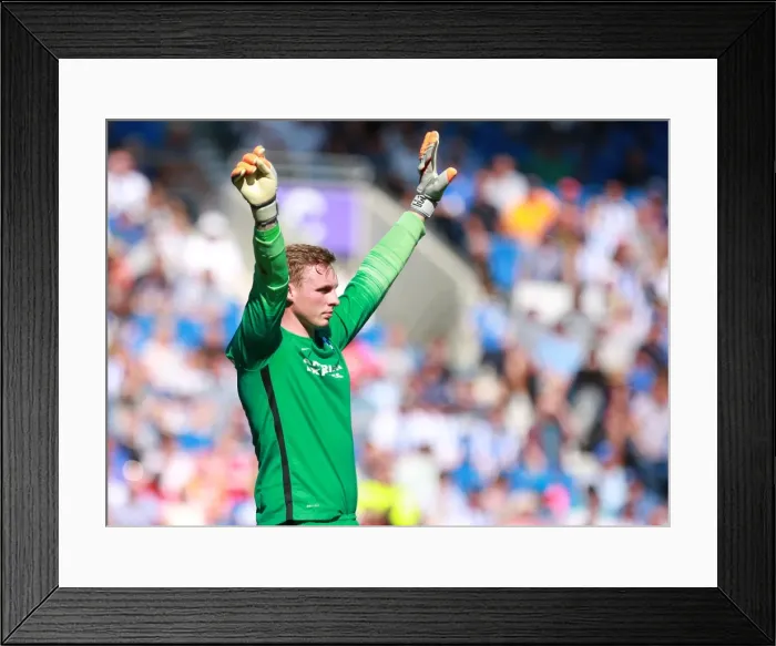 Framed Print : Brighton's David Stockdale: Unwavering Focus Amidst Championship Battle (22 Aug 2015) Framed Print : Brighton's David Stockdale: Unwavering Focus Amidst Championship Battle (22 Aug 2015)