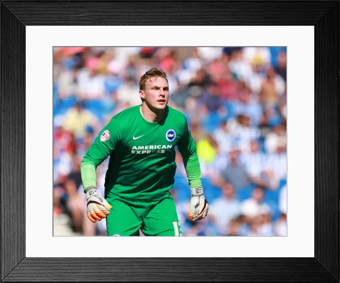 Framed Print : Brighton & Hove Albion vs Blackburn Rovers: David Stockdale Focused Amidst Championship Action (22 / 08 / 2015) Framed Print : Brighton & Hove Albion vs Blackburn Rovers: David Stockdale Focused Amidst Championship Action (22 / 08 / 2015)
