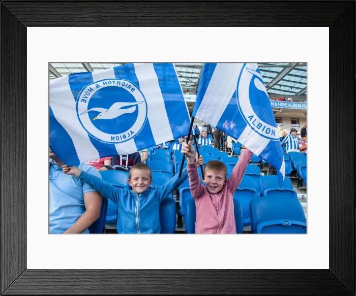 Framed Print : Soccer, Sky Bet Championship, Brighton and Hove Albion, Football League, Championship Framed Print : Soccer, Sky Bet Championship, Brighton and Hove Albion, Football League, Championship