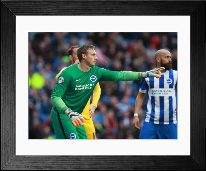 Framed Print : Brighton's David Stockdale in Action: Preston North End vs. Brighton & Hove Albion, Sky Bet Championship 2015 Framed Print : Brighton's David Stockdale in Action: Preston North End vs. Brighton & Hove Albion, Sky Bet Championship 2015